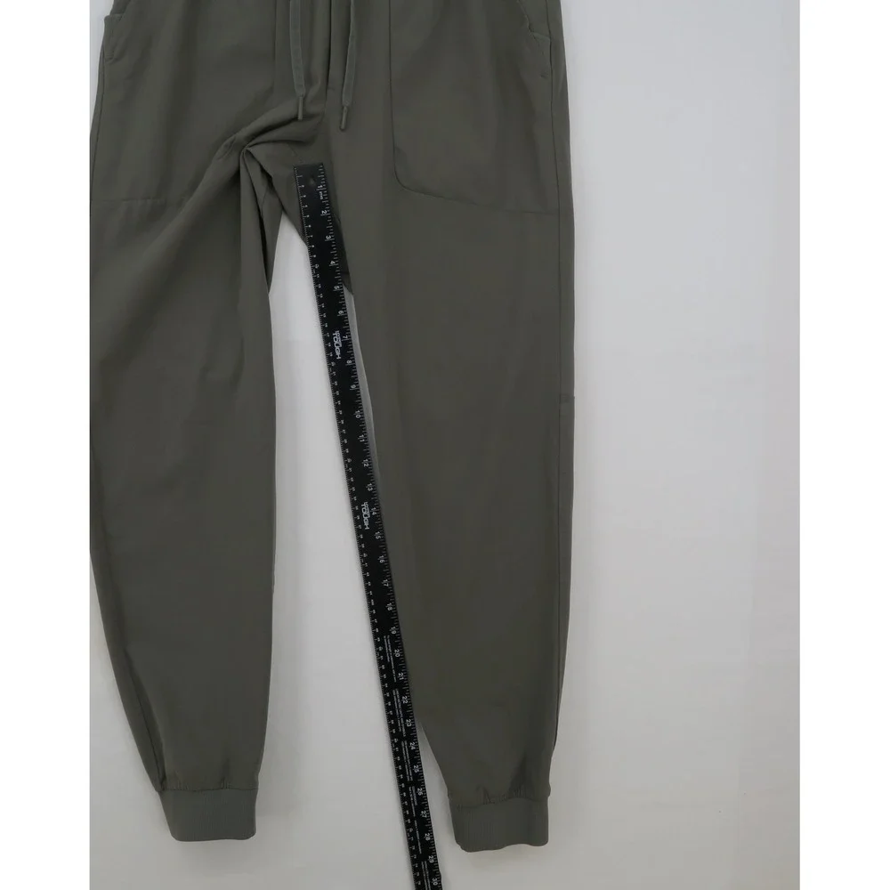 Lululemon Lab Joggers Mens Medium Olive Green Athletic Tapered Sweatpants Pants